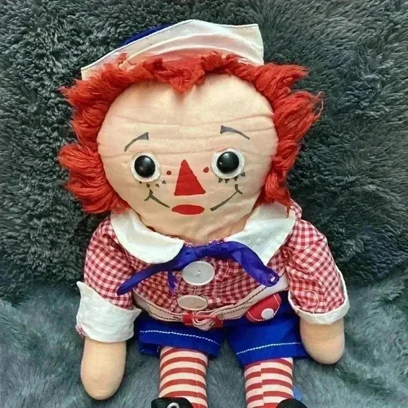 Vintage Raggedy  Andy Teach and Play Doll - Picture 8 of 16